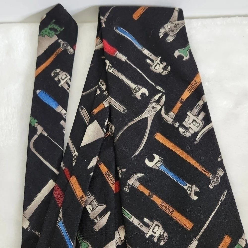 Tango By Max Raab Tool Time Mechanic Home Improvement Necktie Tie